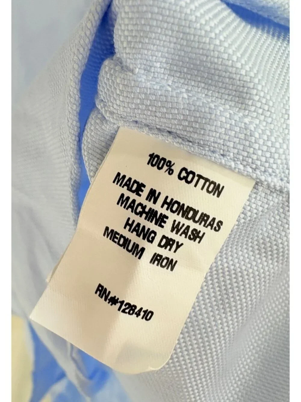 Ann Mashburn Icon Spread Shirt Sz M Sky Blue Roxford Oxford Button Down - Picture 7 of 12